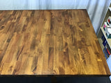 7pc Modern Craftsman Solid Tropical Wood Counter-Height Dining Set