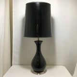 Modern Glossy Black Table Lamp