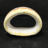 Retired Mackenzie-Childs "Brittany" Ceramic Napkin Ring