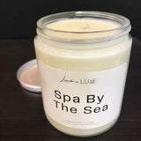 Lavender in Luxe 8oz "Spa by the Sea" Candle in Clear Glass Jar