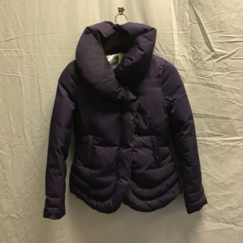 Soia & Kyo Purple Down-Filled Puffer Coat