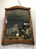 Vintage Medium-Stained Cherry Mirror