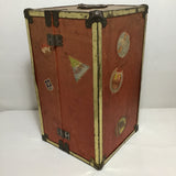 2pc Doll Steamer Trunk & Wardrobe Trunk
