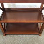 Modern Craftsman Cherry Veneer 3-Tier Shelf