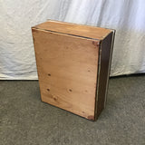 Vintage Medium-Stained Solid Cherry Bathroom Cabinet