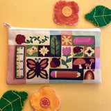 Rachel Feirman Patchwork Canvas Zipper Pouch