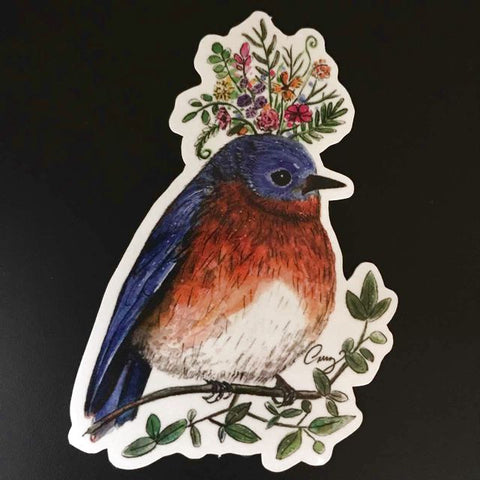 Cruz Illustrations "Bluebird" Sticker