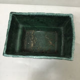 Vintage MC Cookson Pottery Green Ceramic Planter