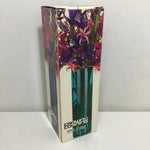 Vintage New In Box! Crown Corning Green Glass Vase