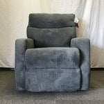 Modern Blue Upholstered Recliner