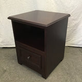 Pottery Barn Kids "Fillmore" Solid Tropical Wood 2-Tier Night Stand