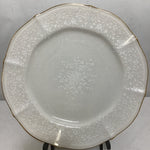 12pc Service for 4 Noritake Ivory & Gold "Chandon" Plate Set