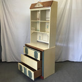 Vintage MC Singer Co. Dollhouse Chest of Drawers & Hutch