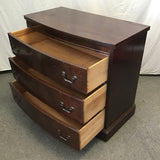 Vintage Mahogany Veneer 3-Drawer Chest of Drawers