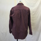 Duer Purple Cotton LuxTwill Button-Up Overshirt