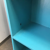 Modern Blue Painted Laminate 5-Tier Shelf