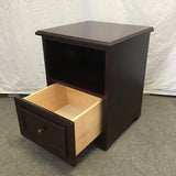 Pottery Barn Kids "Fillmore" Solid Tropical Wood 2-Tier Night Stand