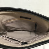 Torboon Black/Blue Cotton & Black Leather Crossbody/Shoulder Bag