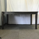Modern Grey Oak Veneer Expanding Dining Table