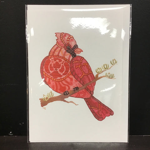 Marika Chew "Northern Cardinal" Greeting Card