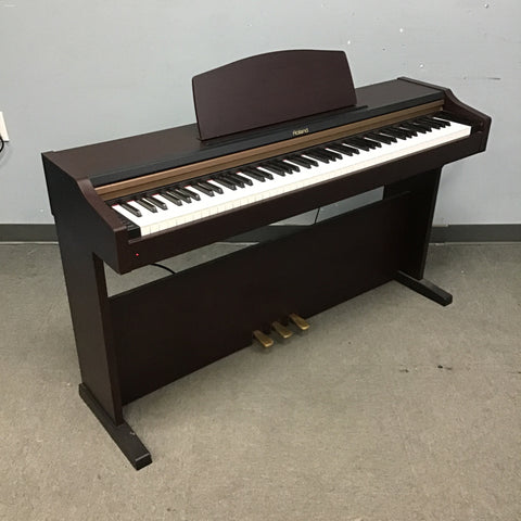 Vintage Roland Mahogany Veneer Electric Piano