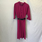 Studio 36 Pink Fit & Flare Midi/Maxi Dress