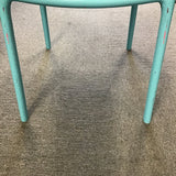 Contemporary MCM Magis Light Blue Painted Resin Air Chair by Jasper Morrison