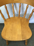 Vintage Craftsman Solid Cherry Kneehole Desk & Chair Set
