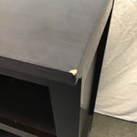 Modern Target Black-Stained Oak Laminate TV Stand