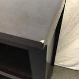 Modern Target Black-Stained Oak Laminate TV Stand