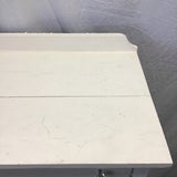 Vintage Craftsman White-Painted Wood 5-Drawer Chest of Drawers