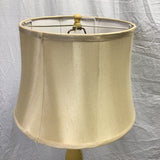 Vintage Red & Gold Painted Floor Lamp