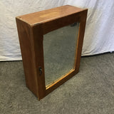 Vintage Medium-Stained Solid Cherry Bathroom Cabinet