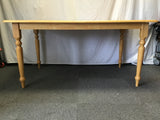 Modern Farmhouse Solid Tropical Wood Dining Table