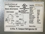 Insignia 3.0 cu. ft. Combo Mini Fridge & Freezer