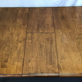 5pc Modern Farmhouse Solid Tropical Wood Dining Set