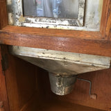 Vintage Solid Oak Hoosier Cabinet w/ Draw Leaf Tin Counter