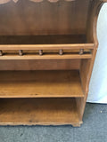 Vintage Medium-Stained Solid Maple 4-Tier Shelf
