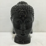 Modern Black Ceramic Buddha Head