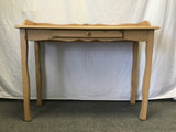 Vintage Tan-Painted 1-Drawer Writing Desk