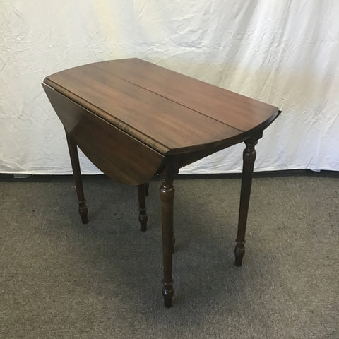 Modern Solid Cherry Drop-Leaf & Expanding Dining Table