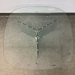 Custom-Made Modern Clear Glass Coffee Table