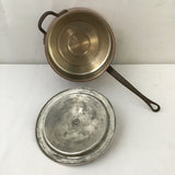 Vintage Copper Coated Saucepan & Lid