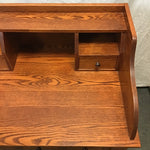 Contemporary Craftsman Oak Grove Woodworking Custom Solid Oak Writing Desk