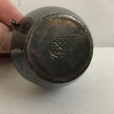 Vintage Monogrammed Coin Silver Creamer Pot