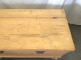 Vintage Solid Cedar Rolling Chest