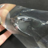 Vintage Signed Steuben Crystal & Garnet Beaver