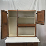 Vintage Coppes Bros & Zook Solid Maple & White Enamel Hoosier