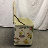 Vintage MCM Pearl-Wick Off-White Vinyl "Gay Time" Toy Chest