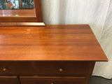 Vintage Mission Thomasville "Impressions" Solid & Veneer Cherry 9-Drawer Dresser